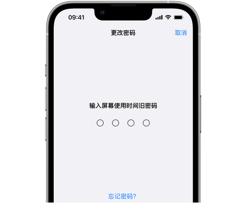 龙门iPhone屏幕维修分享iPhone屏幕使用时间密码忘记了怎么办 